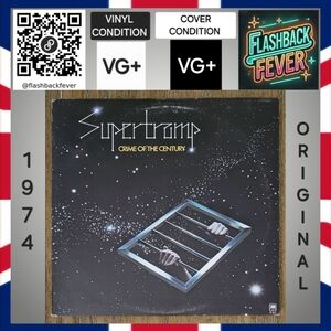 SUPERTRAMP•Crime of the Century•1974 US Stereo (#SP-3647)•Indianapolis Pressing